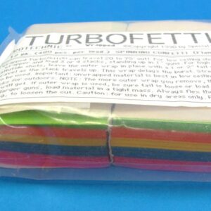 1 dozen turbofetti multi colored (aerotechnic)