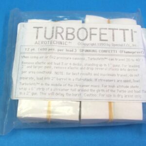 1 dozen turbofetti white (aerotechnic)
