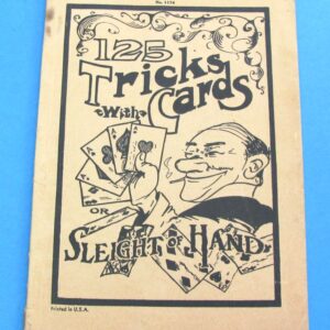 125 tricks with cards or sleight of hand