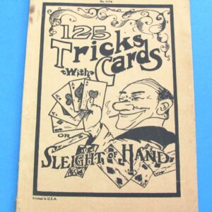 125 tricks with cards or sleight of hand