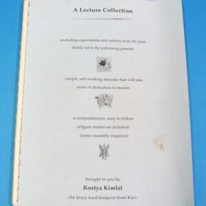 a lecture collection by kostya kimlat (first printing 2004)