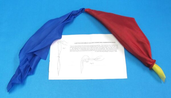 double color changing handkerchiefs (loftus)