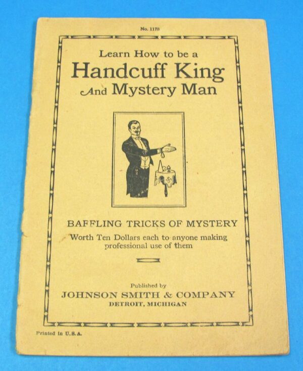 learn how to be a handcuff king and mystery man