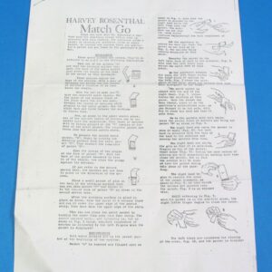 match go (harvey rosenthal)