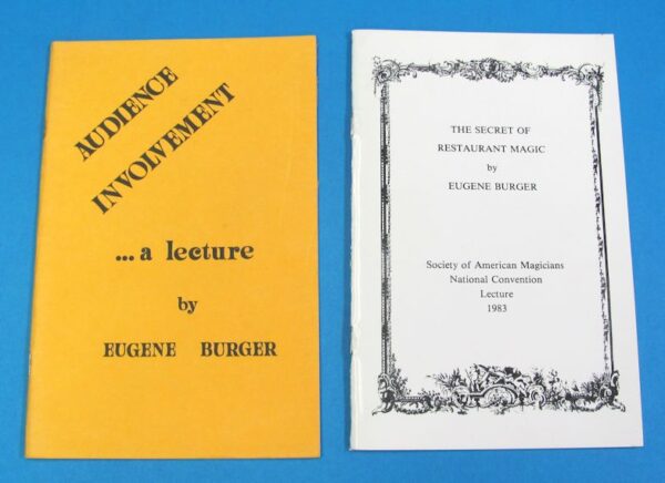 pair of lecture notes from eugene burger