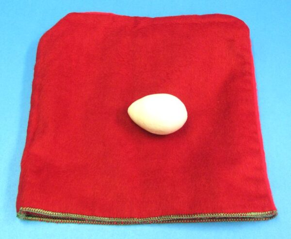 two tone red egg bag