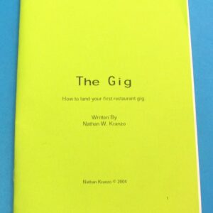 the gig booklet (nathan kranzo)