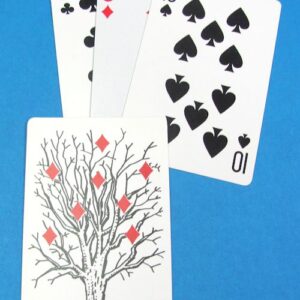 tree card monte with tree of hearts