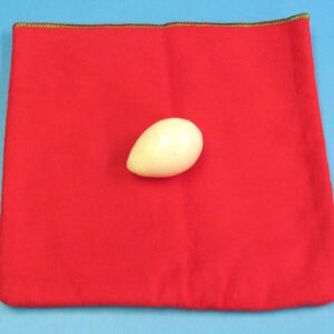 two tone red egg bag