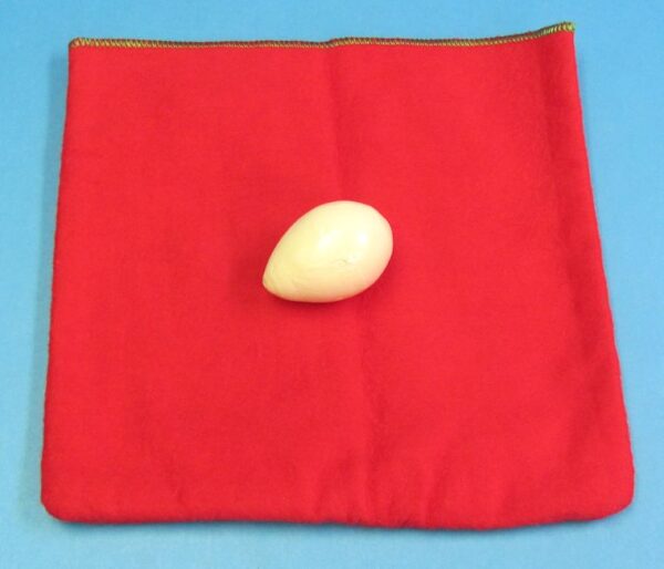 two tone red egg bag