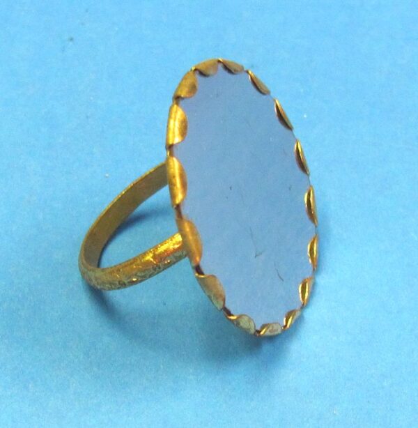 vintage mirror ring