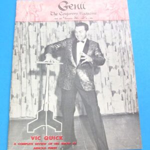 vintage genii magazine jan 1961 vic quick on cover