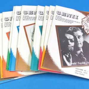 genii magazines year set 1976 (pre owned)
