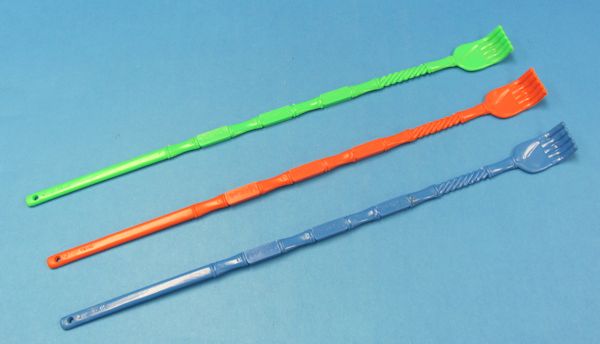 lot of 3 different colored back scratchers