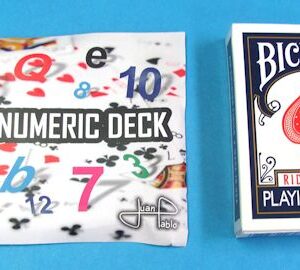 alphanumeric deck (blue) by juan pablo