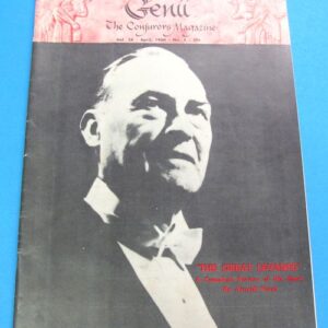 vintage genii magazine april 1960