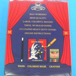 magic show coloring book set