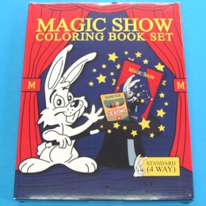 magic show coloring book set