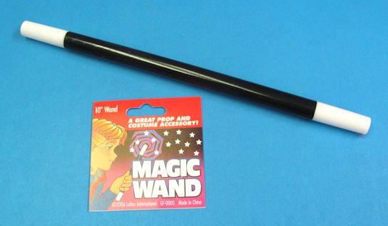 magic wand 10" plastic