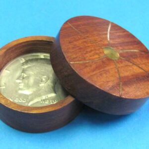 okito box deluxe wood half dollar