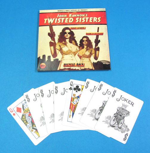 twisted sisters 2.0 (gimmicks and online instructions) bicycle back by john bannon