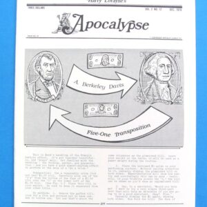 apocalypse vol. 2 no. 12 dec. 1979 (harry lorayne)