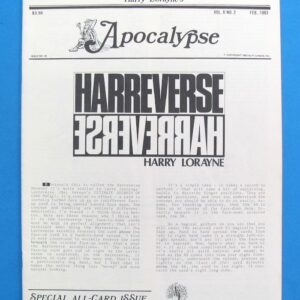 apocalypse vol. 6 no. 2 feb. 1983 (harry lorayne)