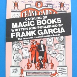 catalog of magic books written and published by frank garcia