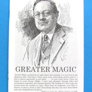 advertising booklets for the new edition of greater magic