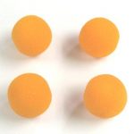 sponge balls 1 1/2 inch traditional orange