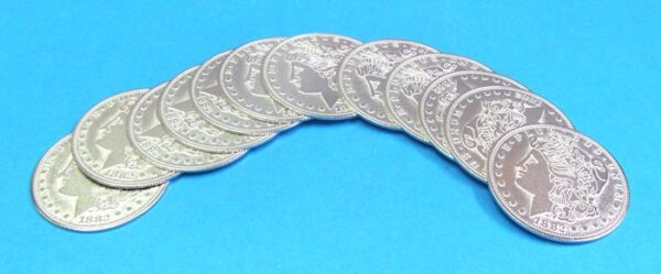 ultra thin morgan palming coins (viking mfg.)