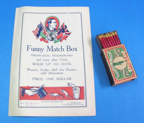 antique magic "funny match box" (c. hemstedt)