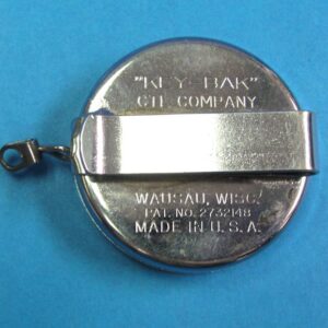 key bak ctl company 24" metal retractable belt key chain