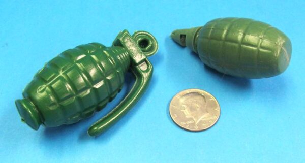 novelty plastic mini hand grenades