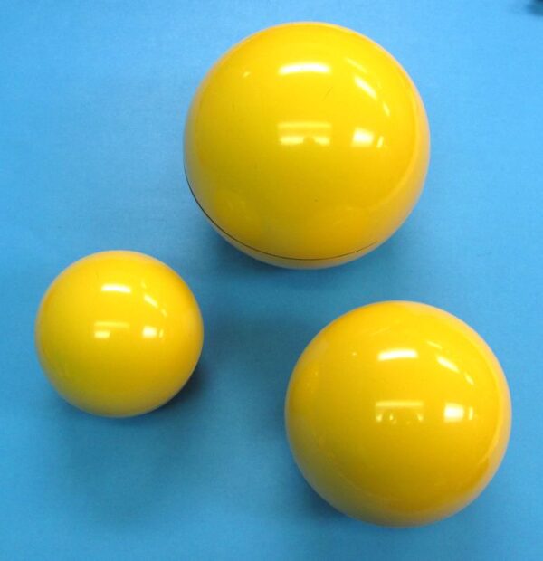yellow nesting balls