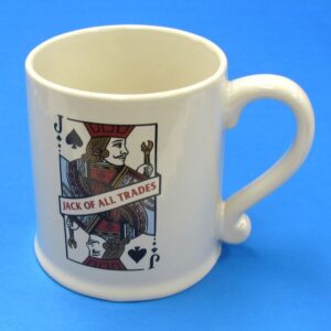 jack of all trades card mug