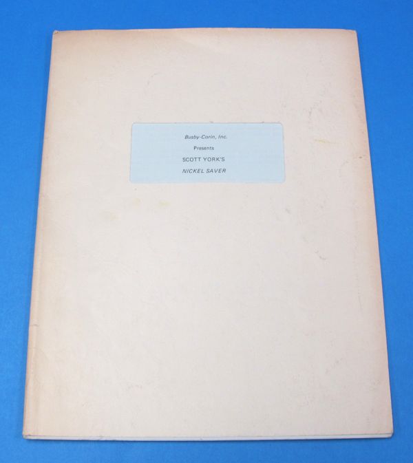 Jeff Busby...Scott York's Nickel Saver Instructions Only Winkler's