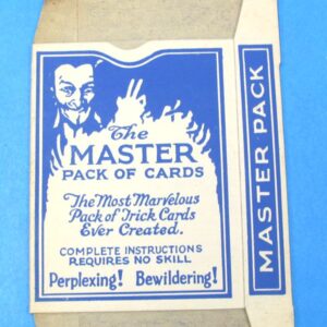 sherms' master pack of cards unused case