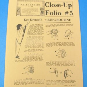 the pallbearers review close up folio #5 ken krenzel's 4 ring routine