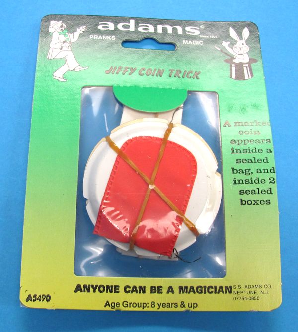 adams' jiffy coin trick (package color 3)