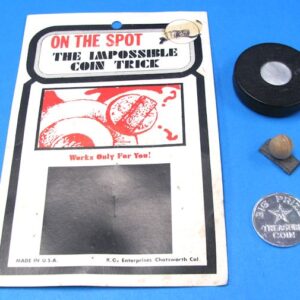 on the spot impossible coin trick (vintage)