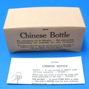 adams' chinese bottle box and instructions only