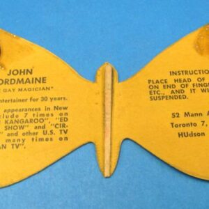 vintage advertising john giordmaine balancing butterfly