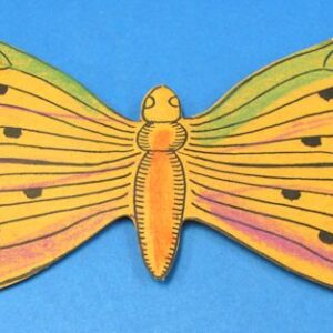 vintage advertising john giordmaine balancing butterfly