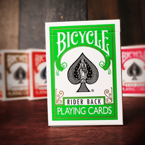 bicycle green playing cards