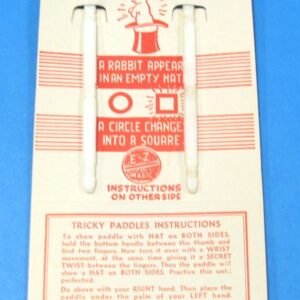 vintage e z magic tricky paddles (style 2)