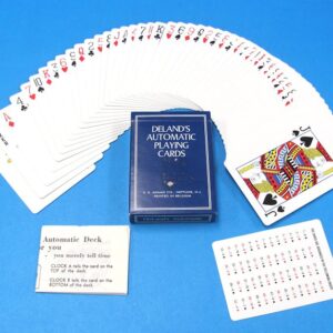 deland's automatic playing cards