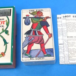vintage spanish bilingual tarot cards