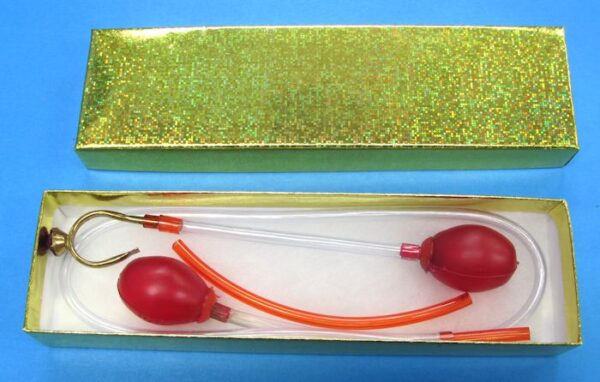 vintage squirt ring (rose colored gem)