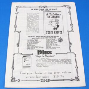 abbott's magic products flyer from 1983